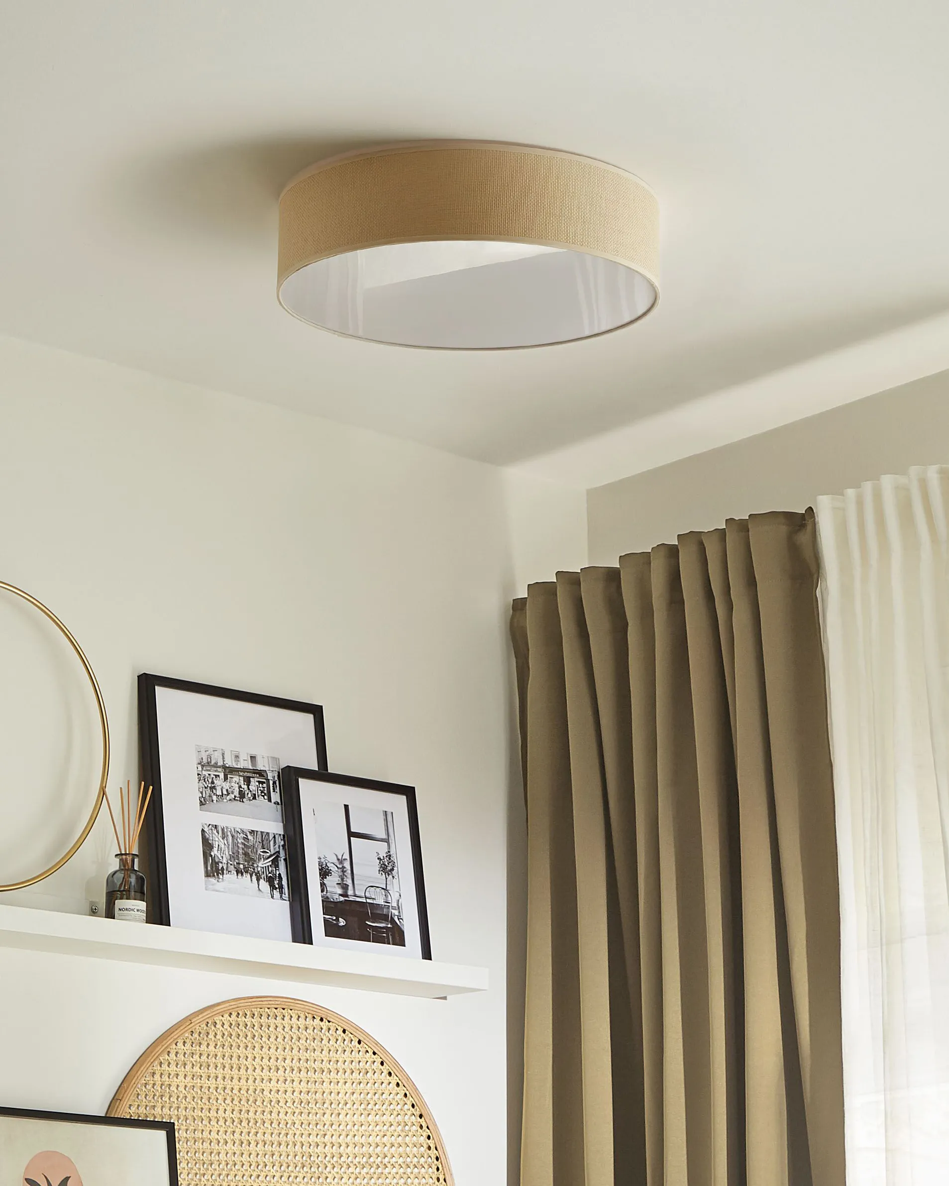 Plafondlamp MAGNO Natuurlijk