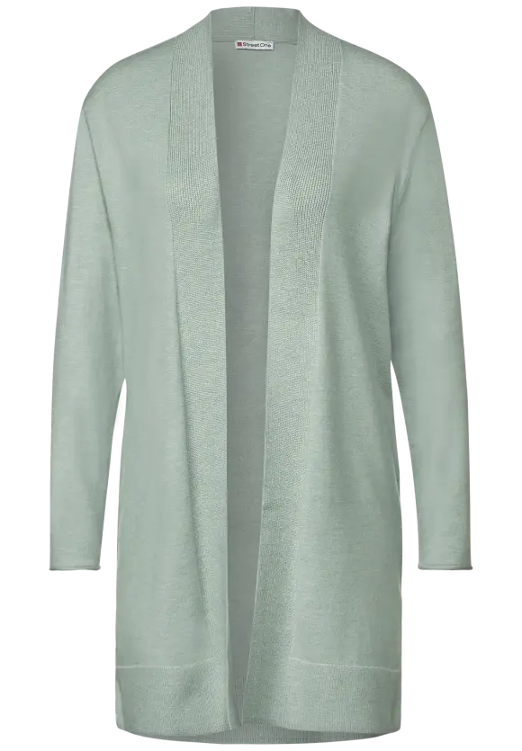 Offener Cardigan - wave green melange