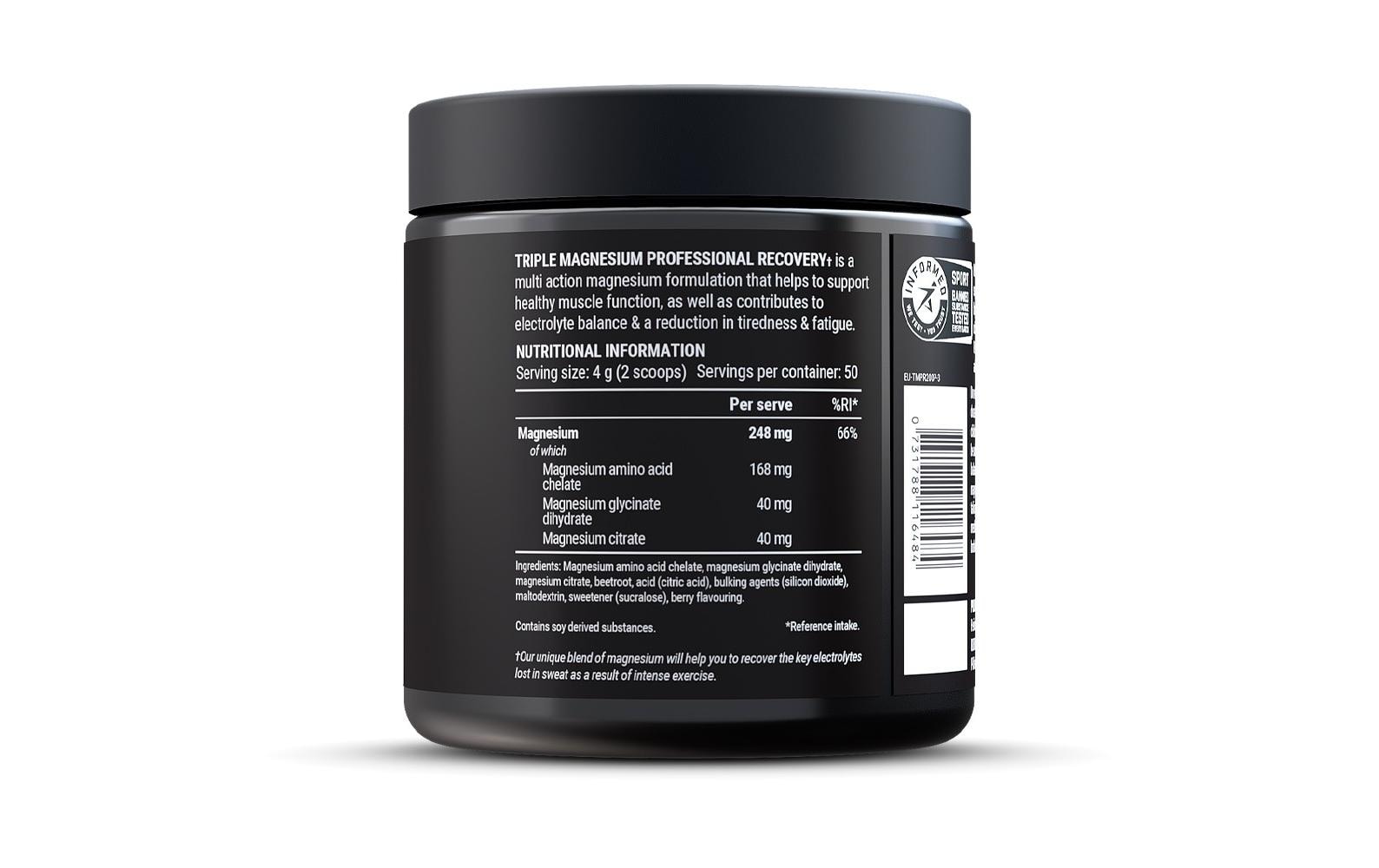 Pulver Triple Magnesium Beeren 200 gNahrungsergänzungsmittel