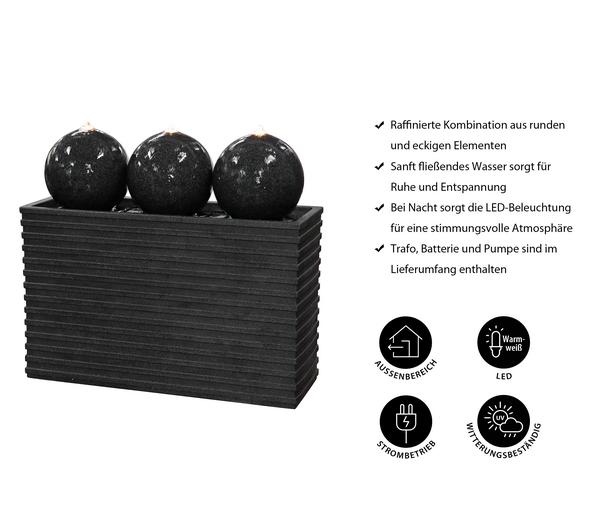 Dehner Polyethylen-Gartenbrunnen Tribola,