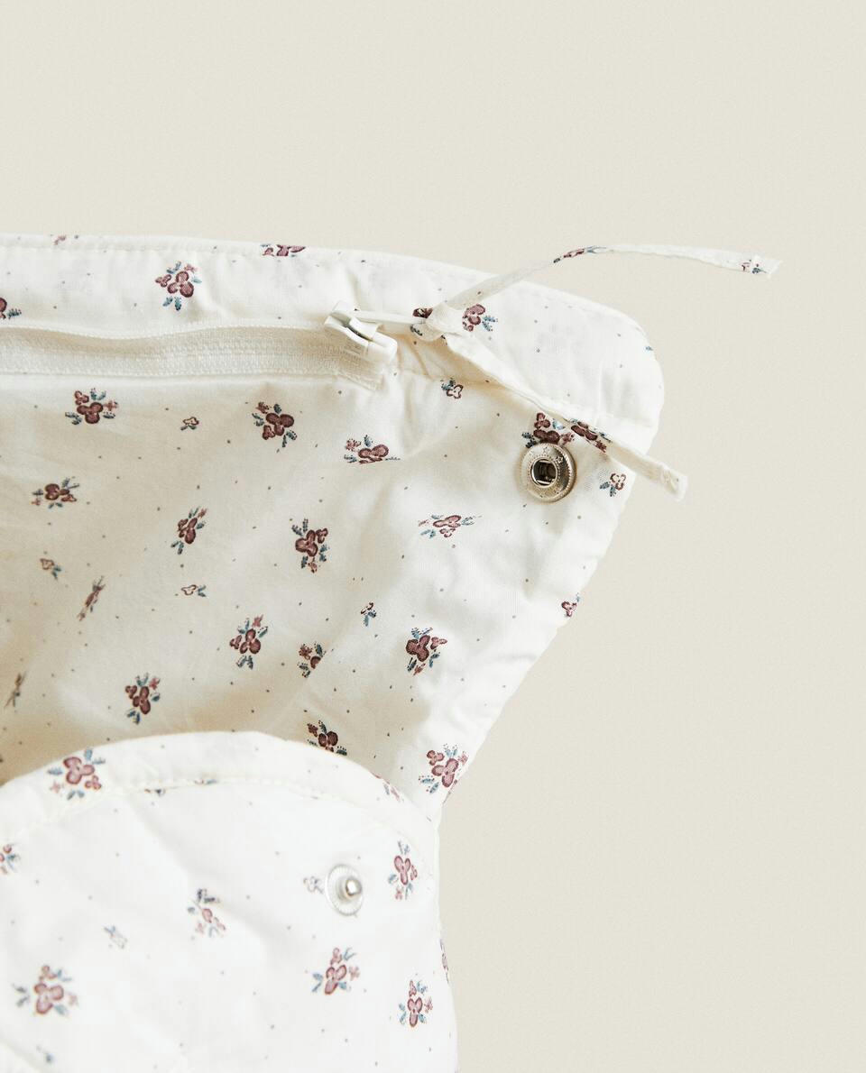 BOLSA DE MATERNIDADE INFANTIL COM ESTAMPA FLORAL