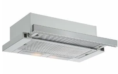 SILVERLINE Luna SL 1116 - Hætte - teleskopisk - bredde: 60 cm - dybde: 30.5 cm - udtrækning og recirkulation (-) - hvid