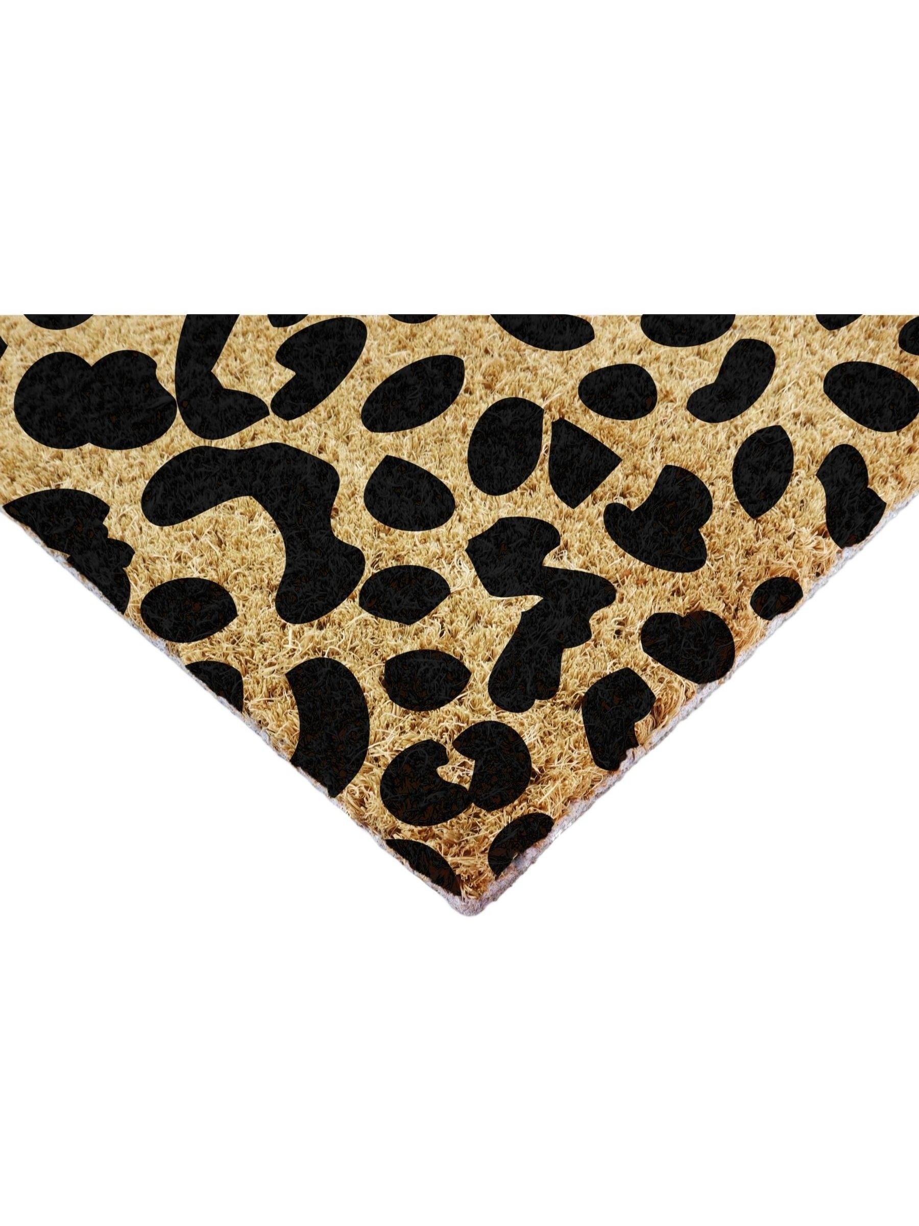 Artsy Mats Country Home Leopard Doormat