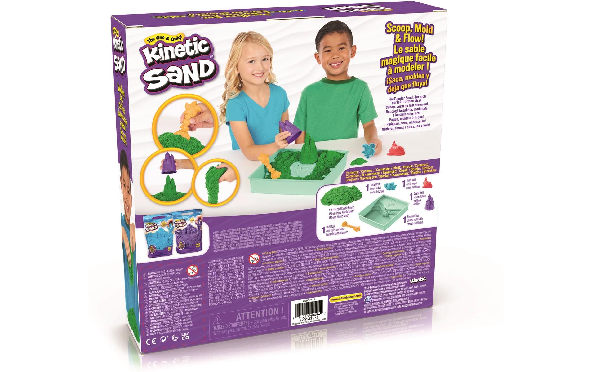 Sand Kinetic Sand Box Grün 454 gSandkasten Spierlse