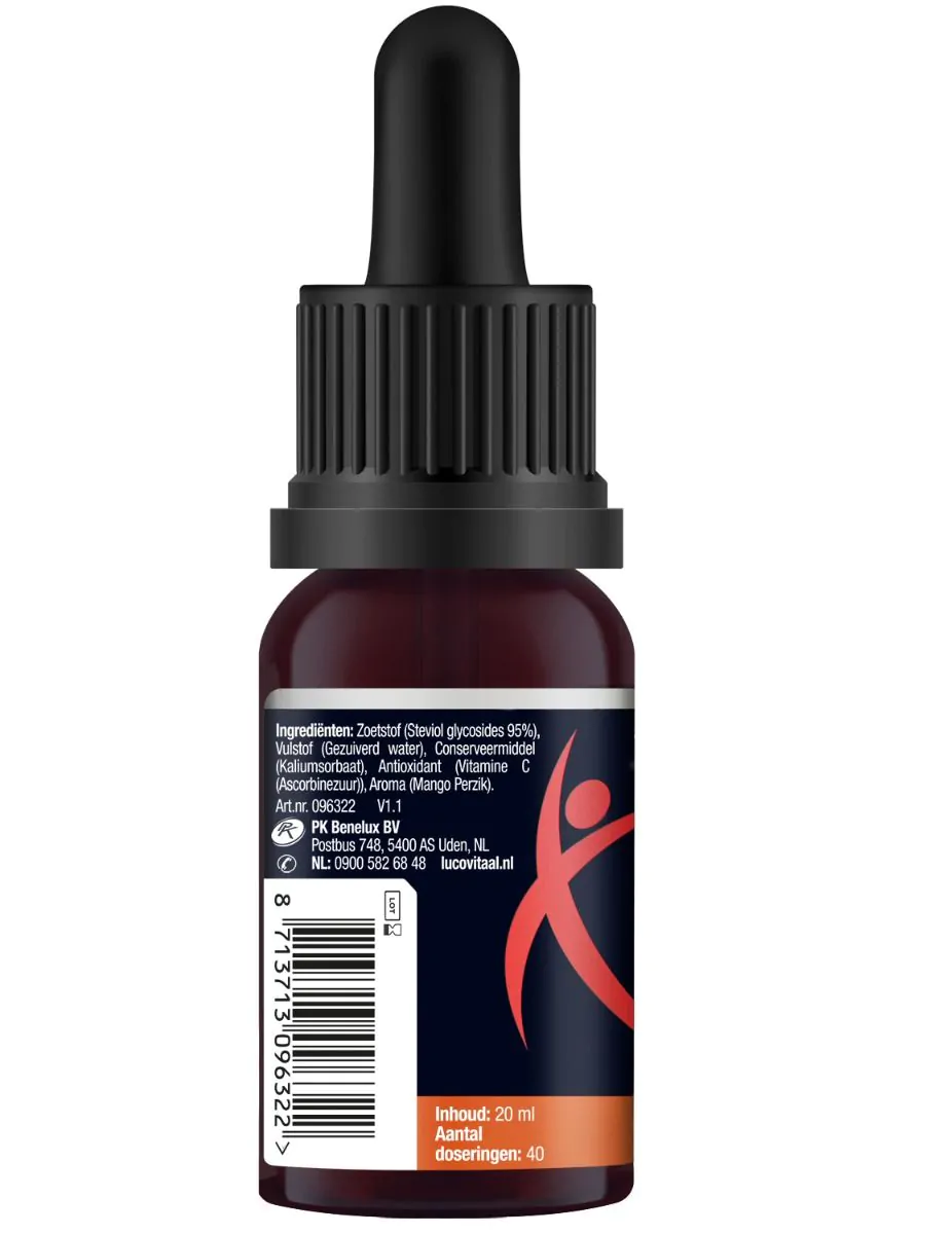 Smaakdruppels Mango-Perzik – 20 ml
