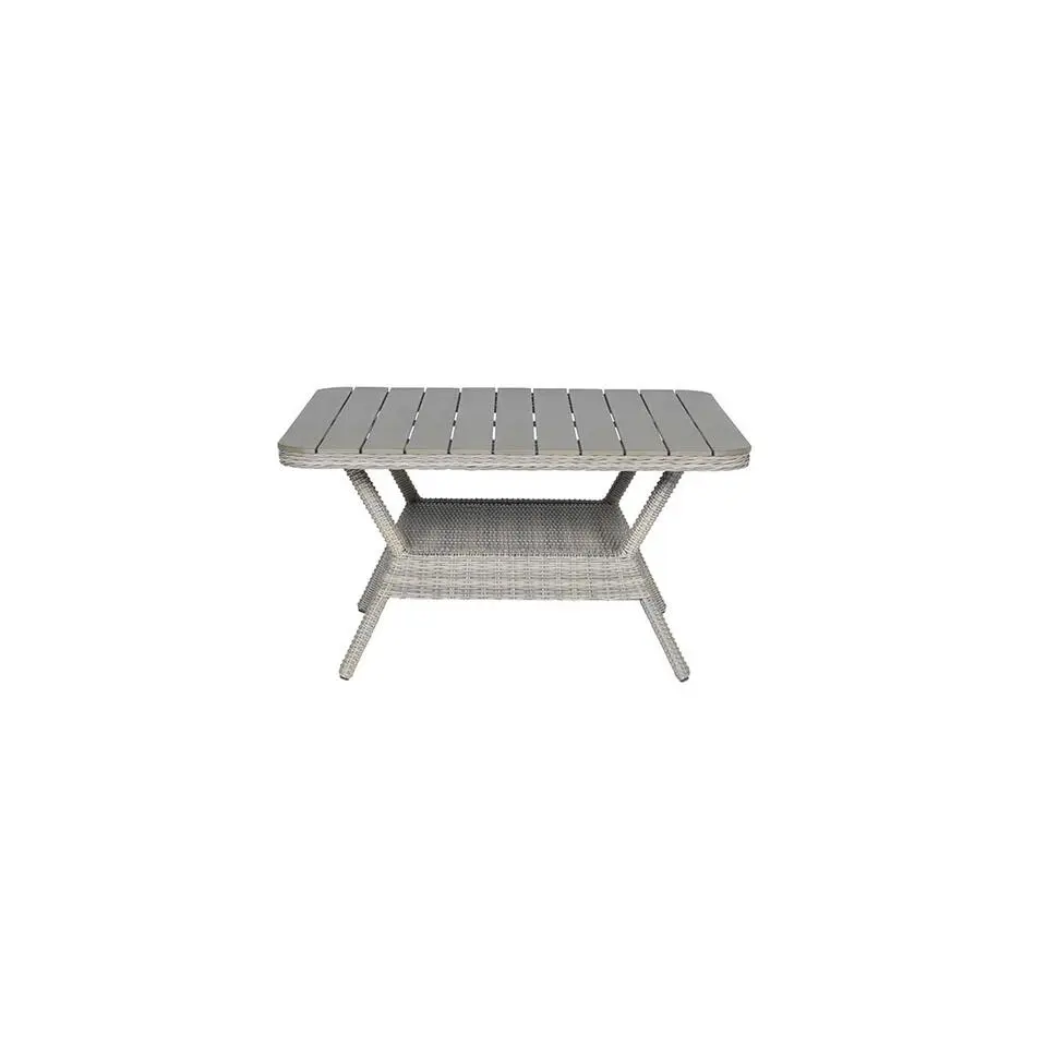 Milwaukee tafel - 126,5x126,5cm - vintage willow- light teak Vironwood
