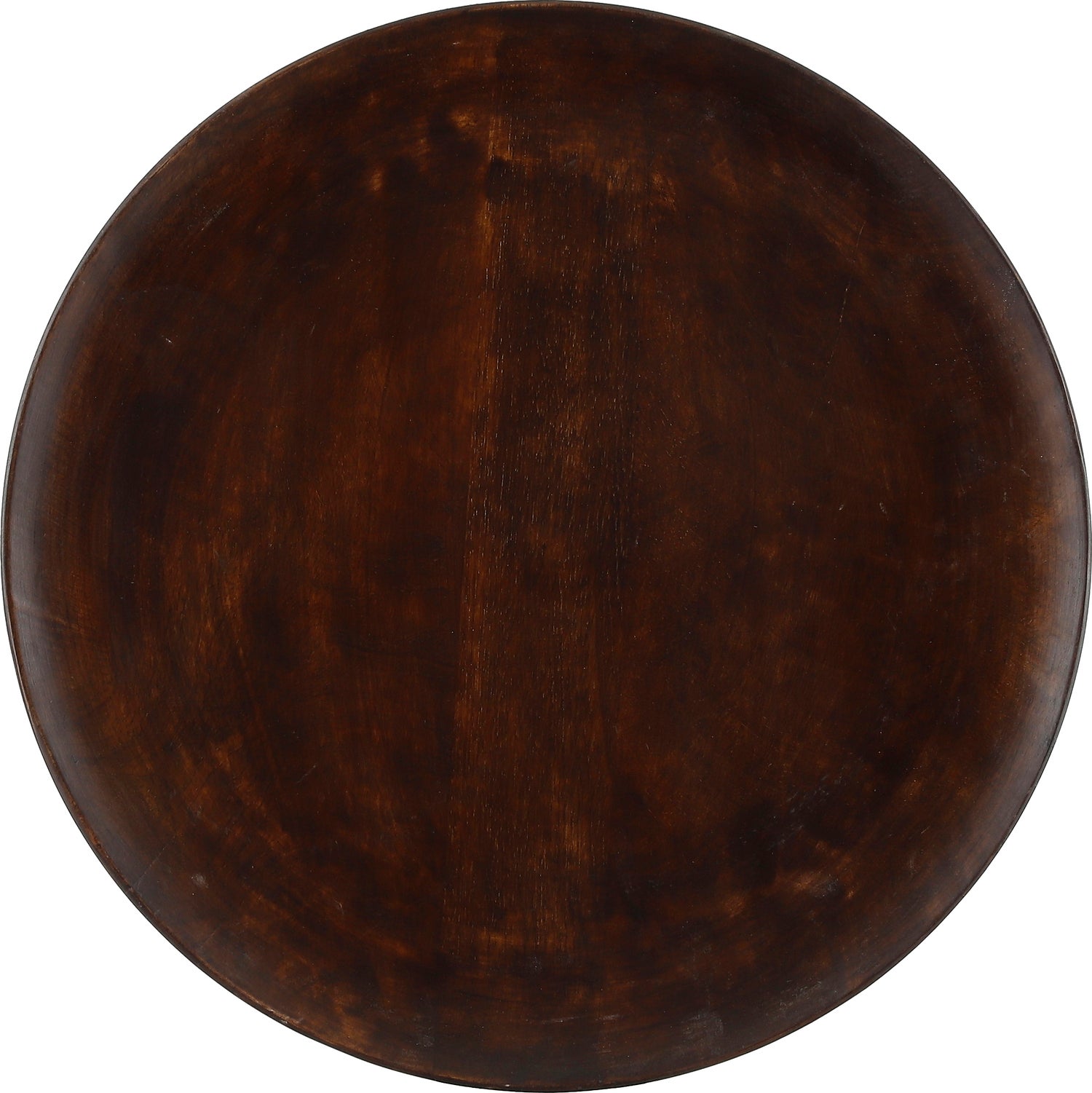 Mica Decorations bord Duko donkerbruin D 40 H 2 cm