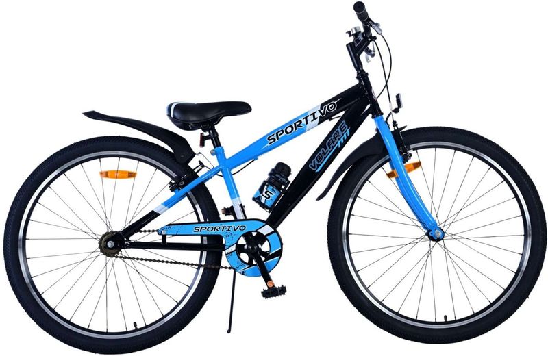 Volare - Sportivo - Kinderfiets - Blauw - Twee Handremmen