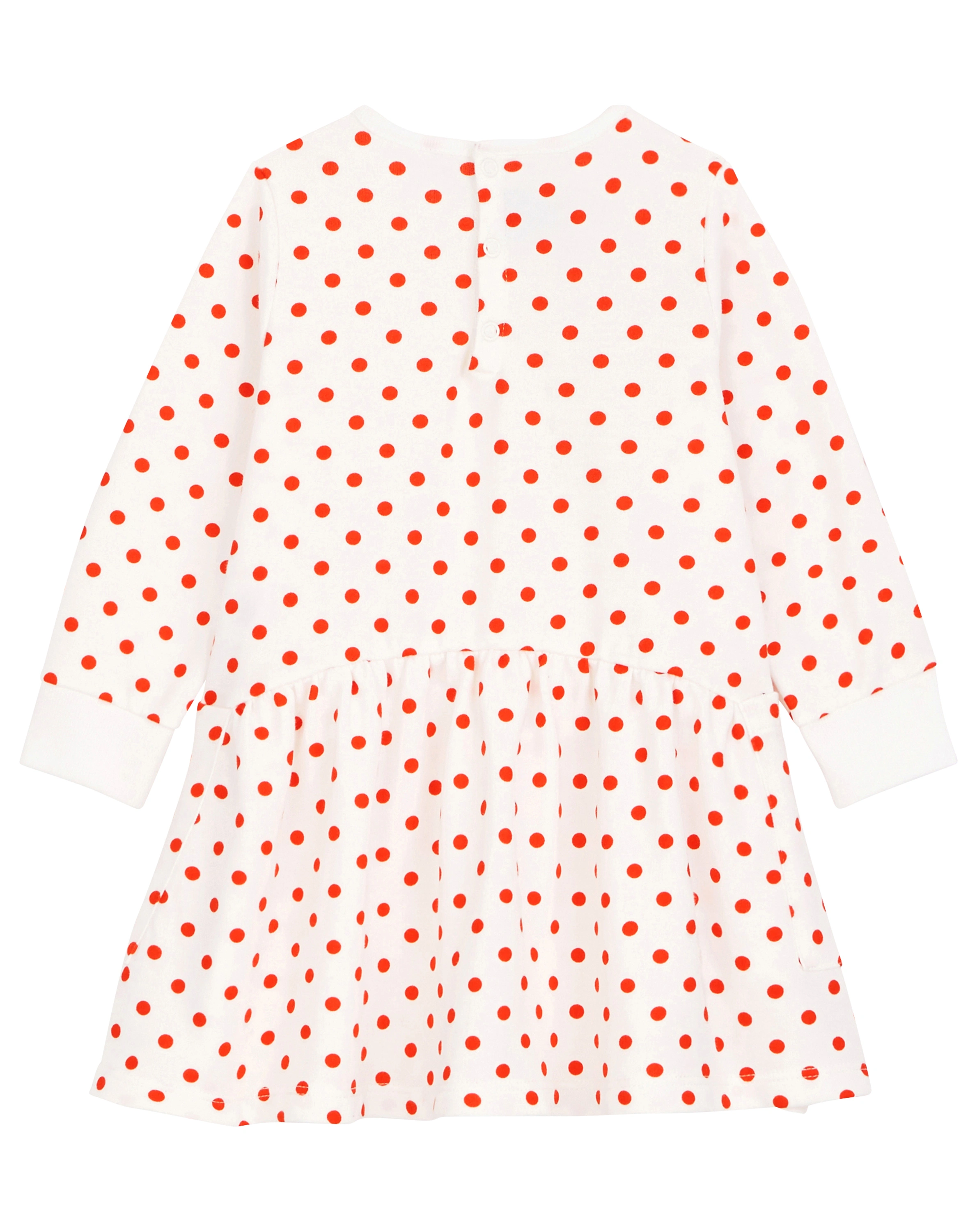 Sweatkleid TEA in marshmallow/carotte