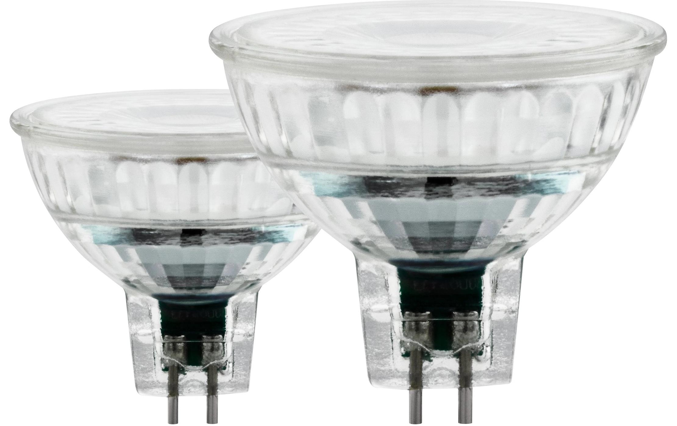 Lampe 5.2 W GU5.3 WarmweissLED-Reflektorspots aus klarem Glas