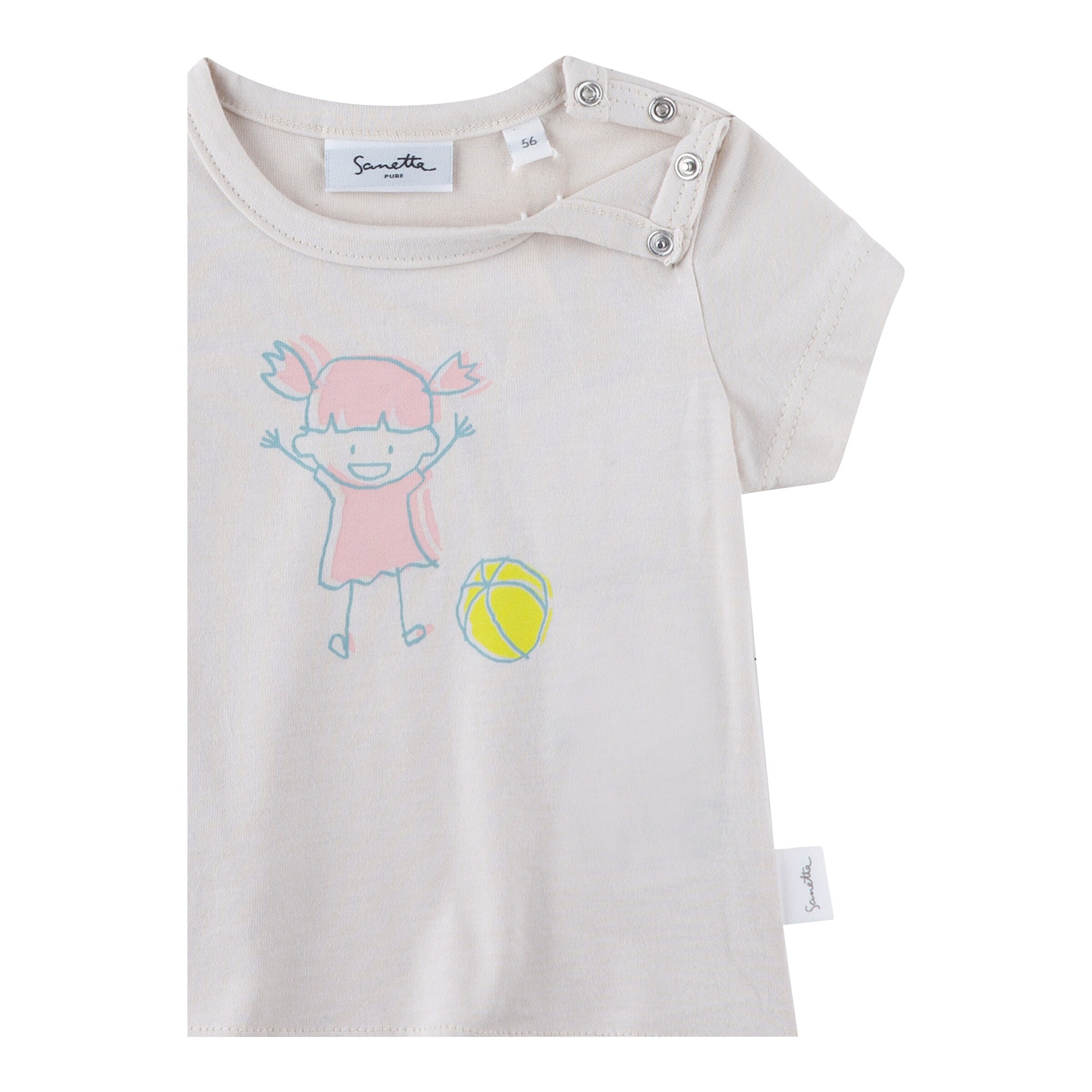 Sanetta Pure T-Shirt Mädchen natur