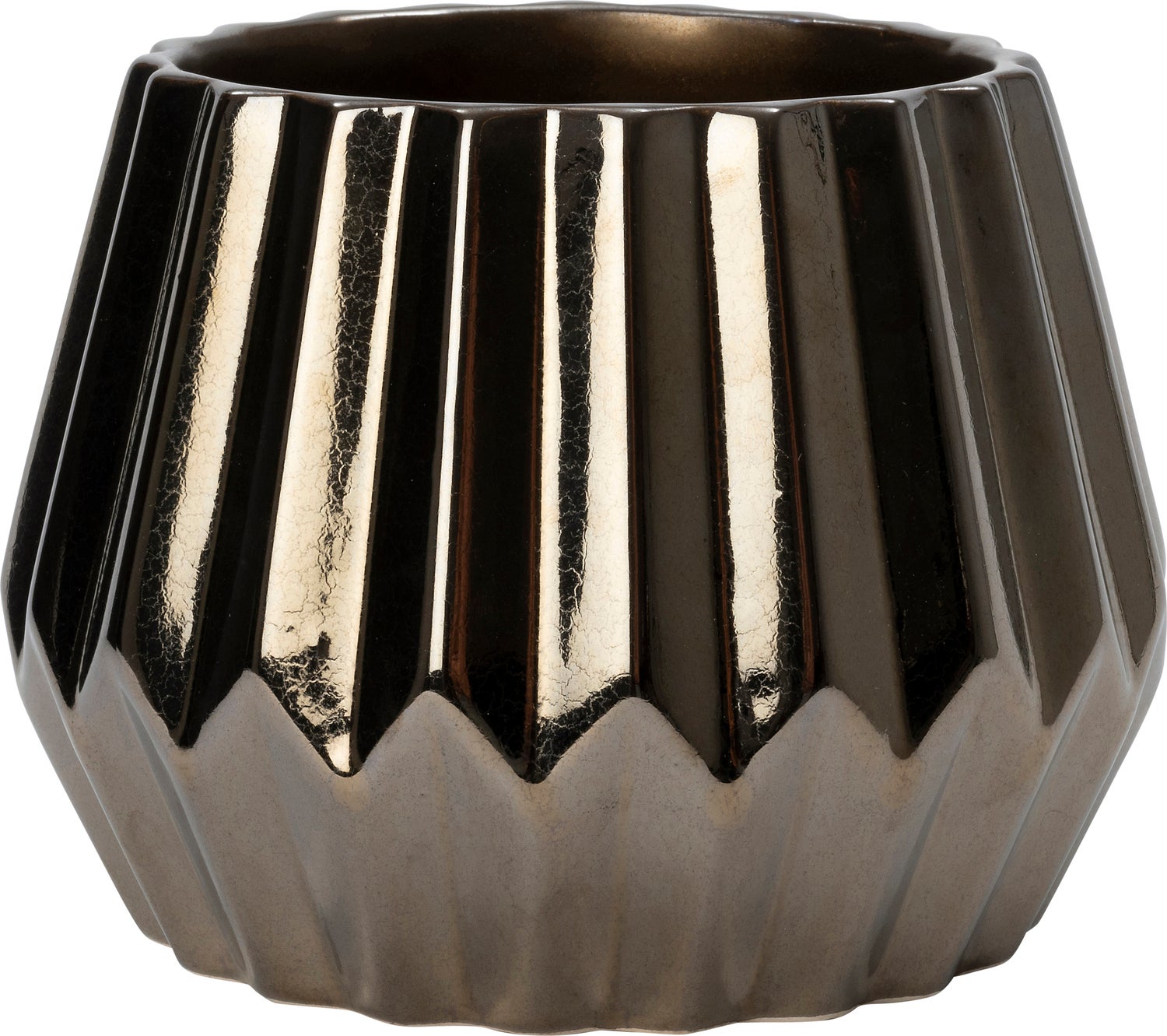 Intratuin bloempot Storm koper D 14 H 11 cm