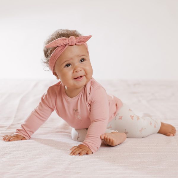 Babylook Bows T-Shirt - Maat 50 - Pale Blush
