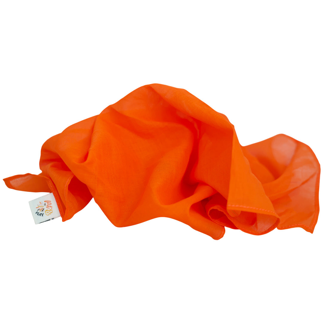 pit and play speeldoek regenboog - oranje - 48x48 cm