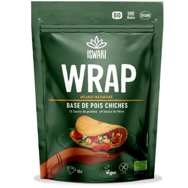 Wrap Mistura Instântanea Com Grão-De-Bico Bio Sem Glúten