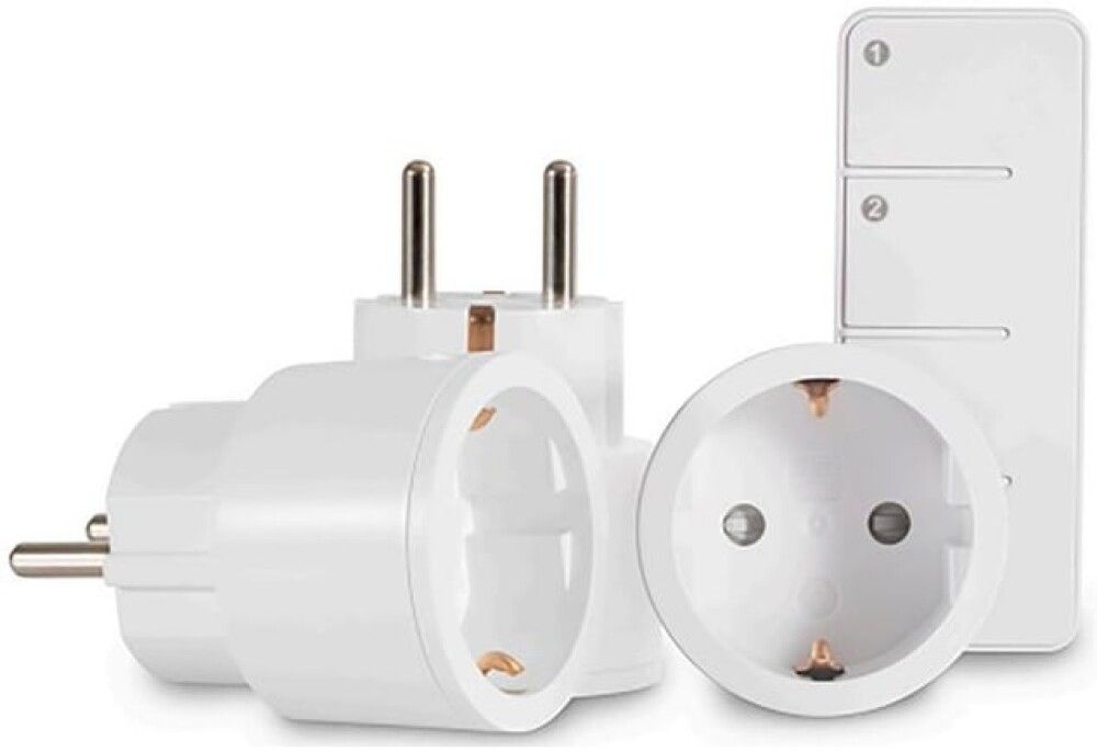 SMARTPLUGG NEXA M/FJERNKONTROLL 3STK