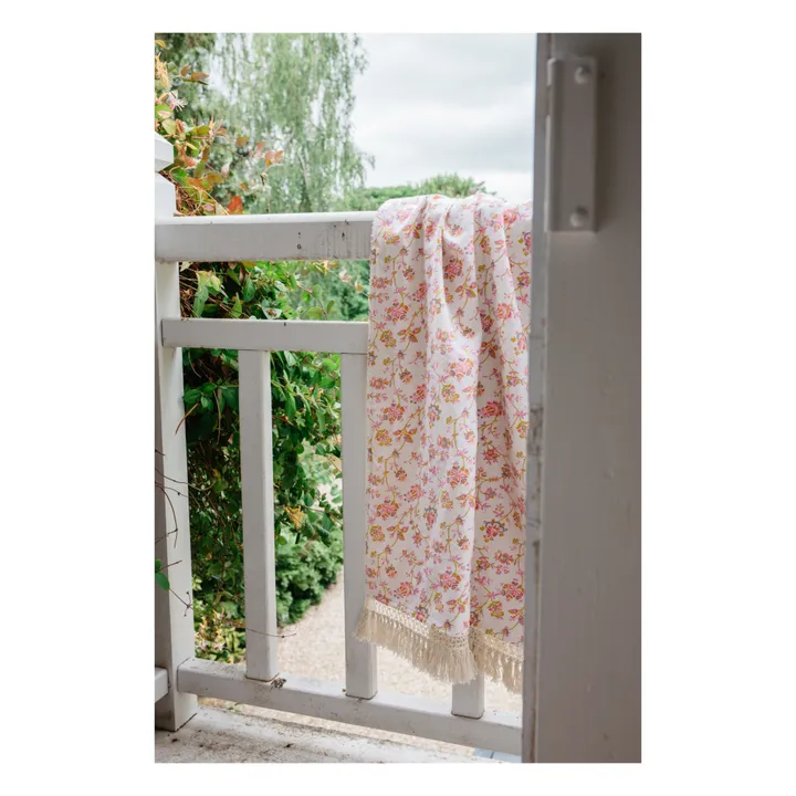 Louise Misha Serviette de plage Lana en coton bio | Crème