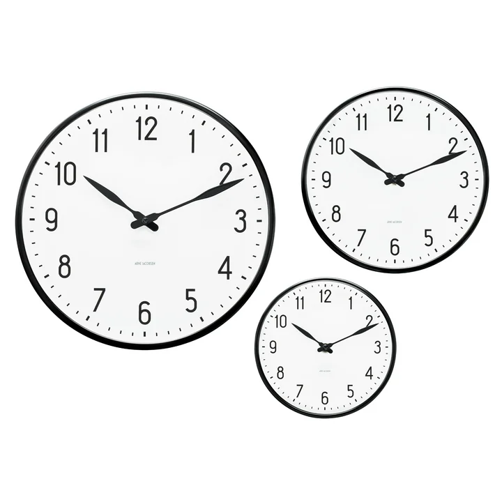 Rosendahl - AJ Station Wanduhr, Ø 48 cm
