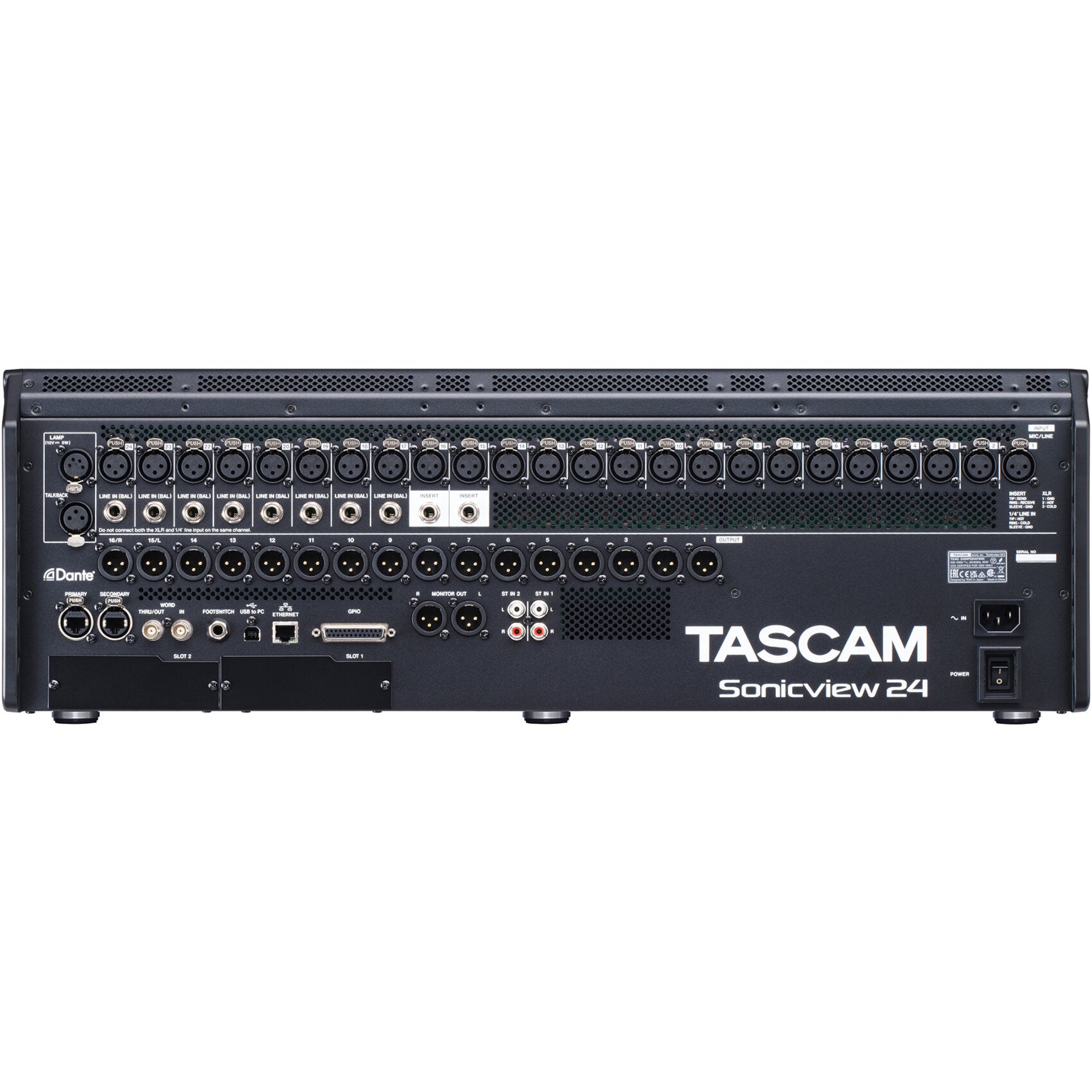 Tascam Sonicview 24 interactief digitaal mengpaneel