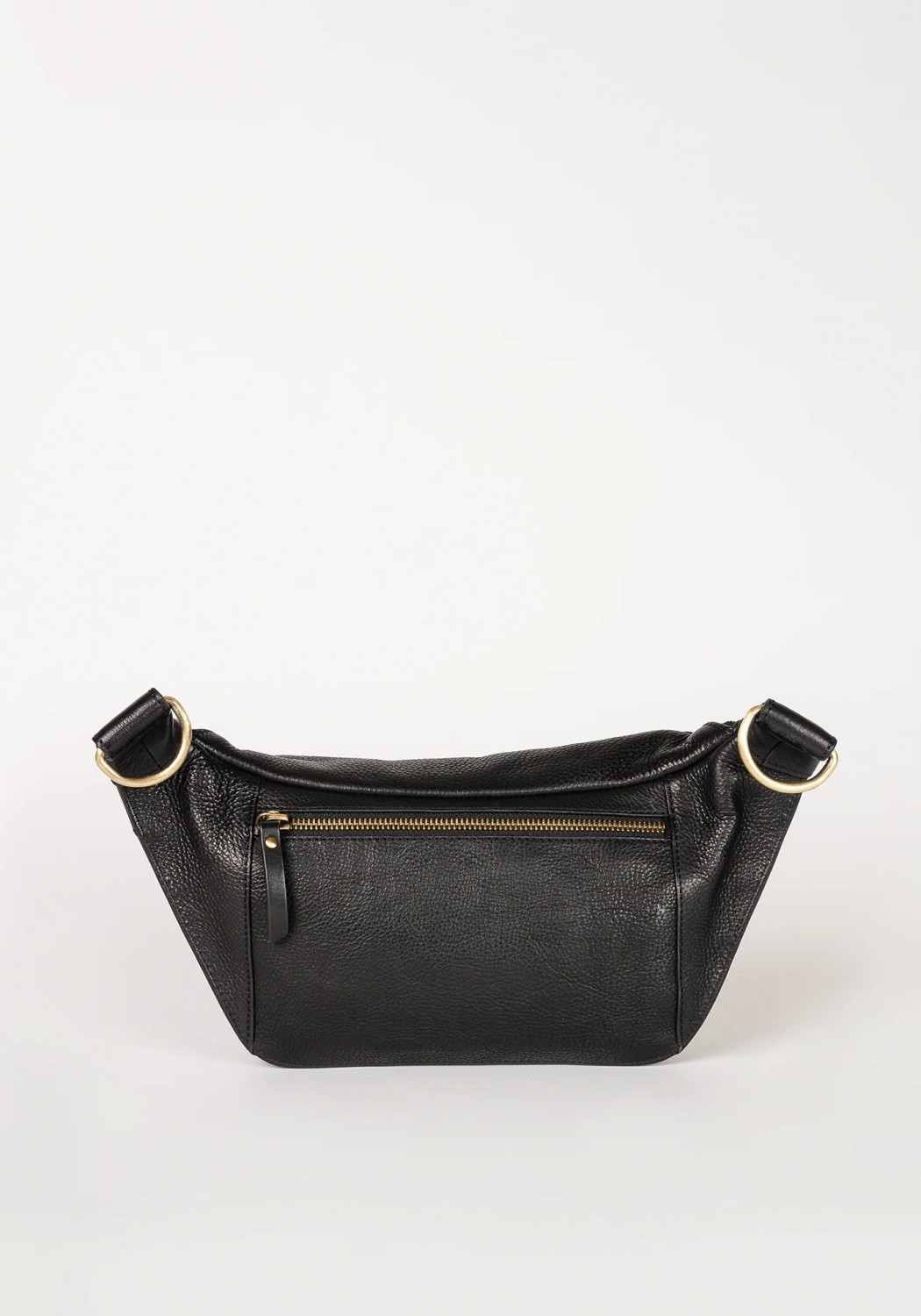 O My Bag Hip Bag Drew Bum Bag Soft Grain Leather Black