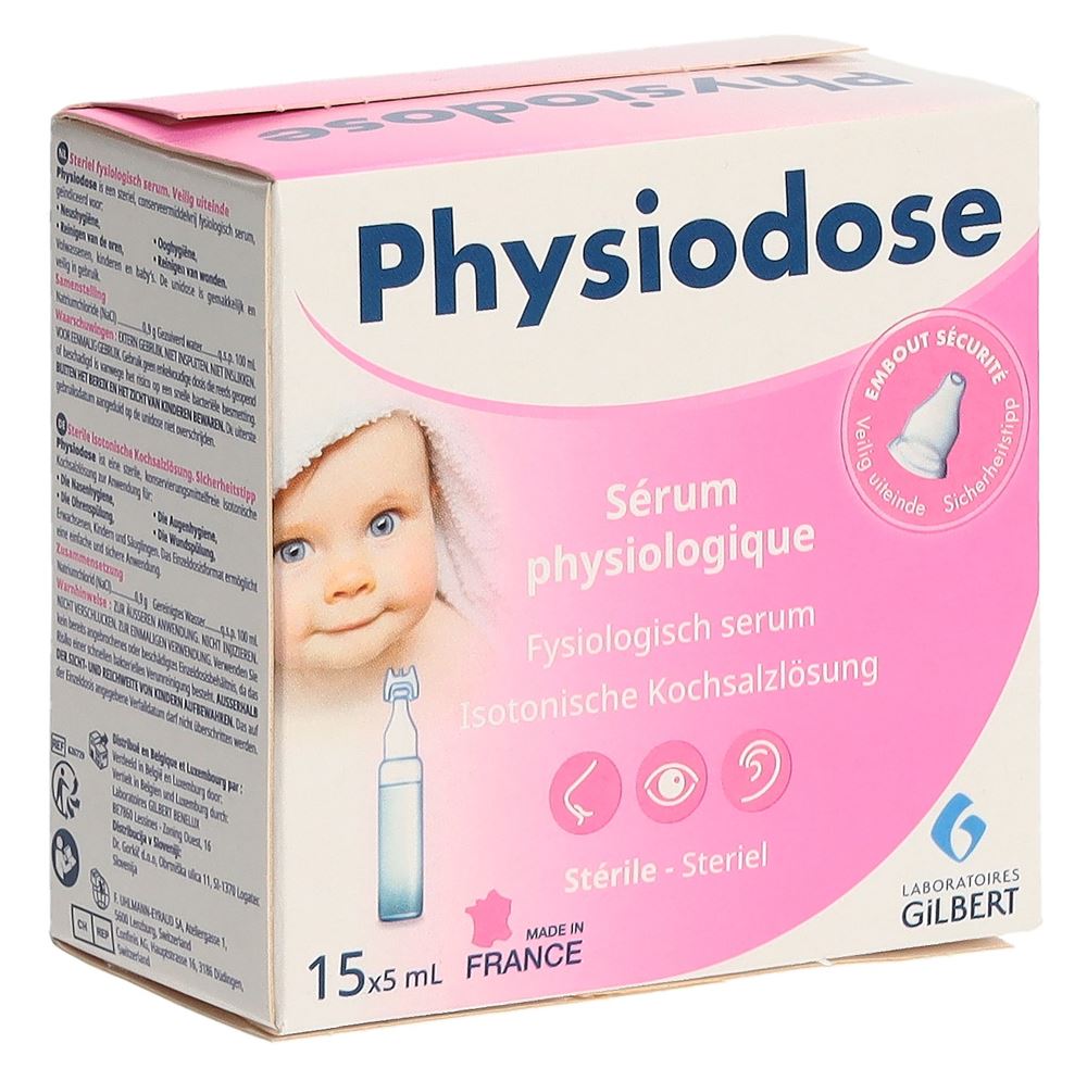 PHYSIODOSE physiologische Kochsalzlösung Lös steril Monodos 5 ml