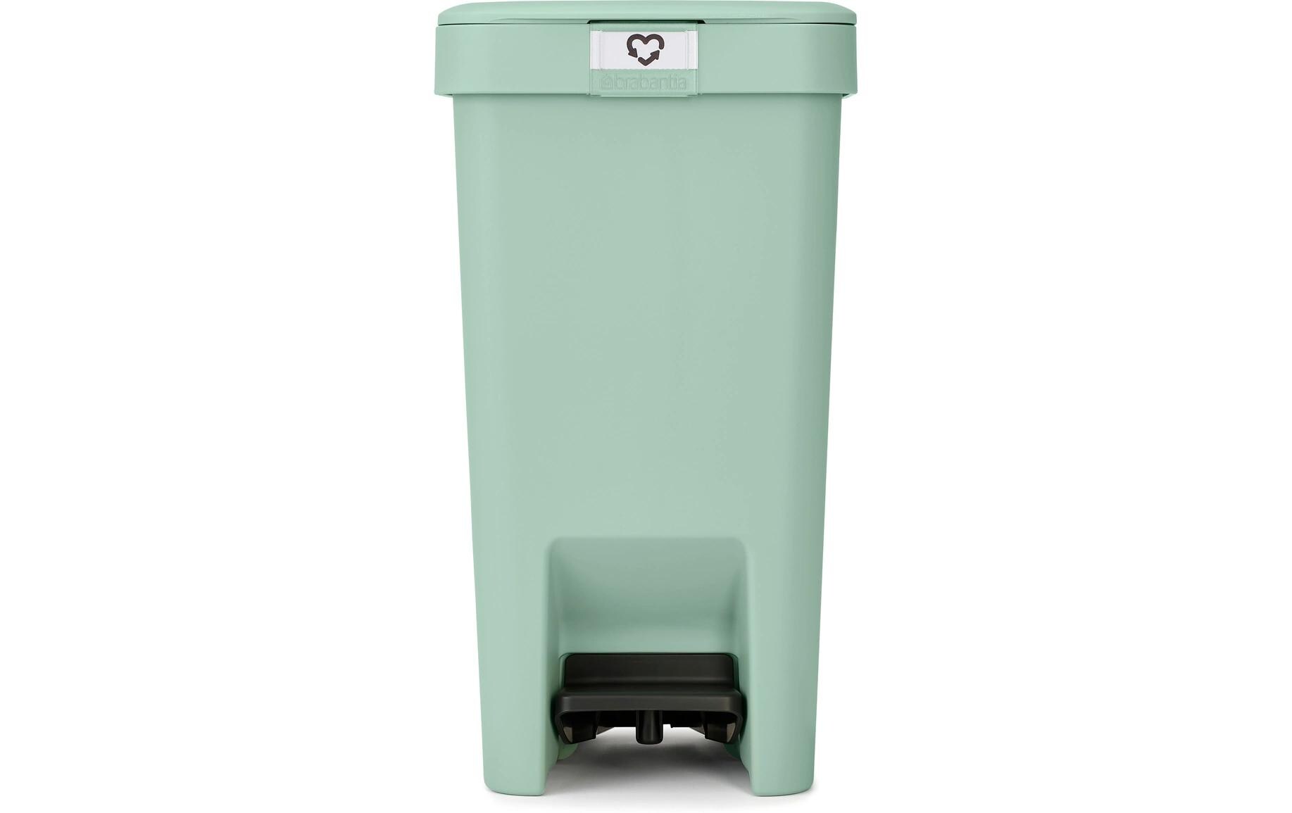 Recyclingbehälter StepUp 10 l, GrünTreteimer für Recycling Materialien
