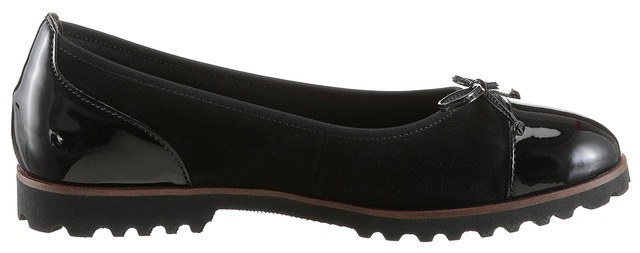 Gabor Ballerina  Flats, Chunky Slipper mit komfortablem Gummieinfass