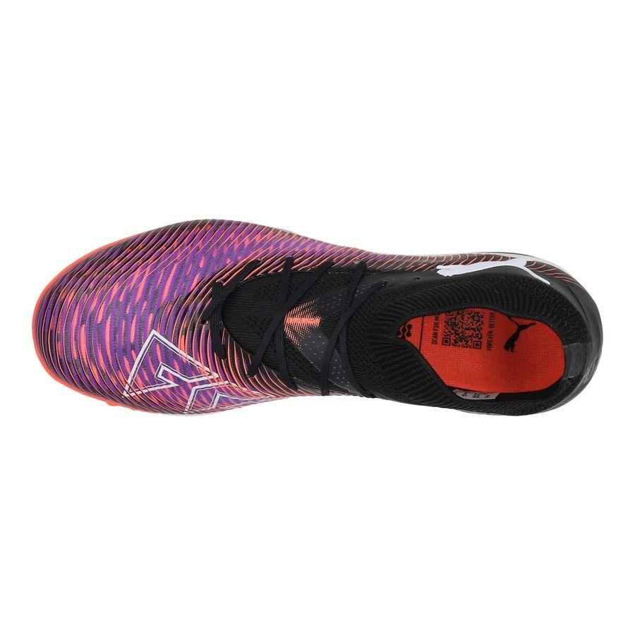 PUMA Future 8 Pro Cage TT Unlimited - Noir/Blanc/Glowing Red