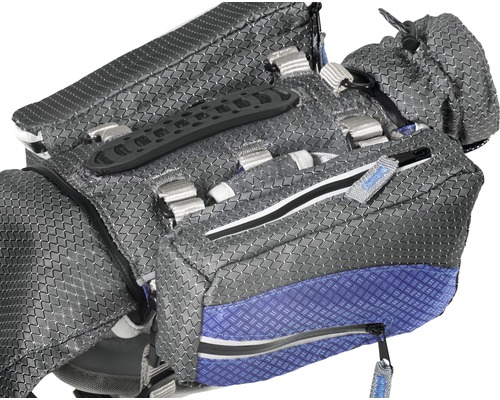 ArmoredTech Adventure multi hondentuig, maat XS, antraciet, met zakken, borstomvang ca. 19-31 cm