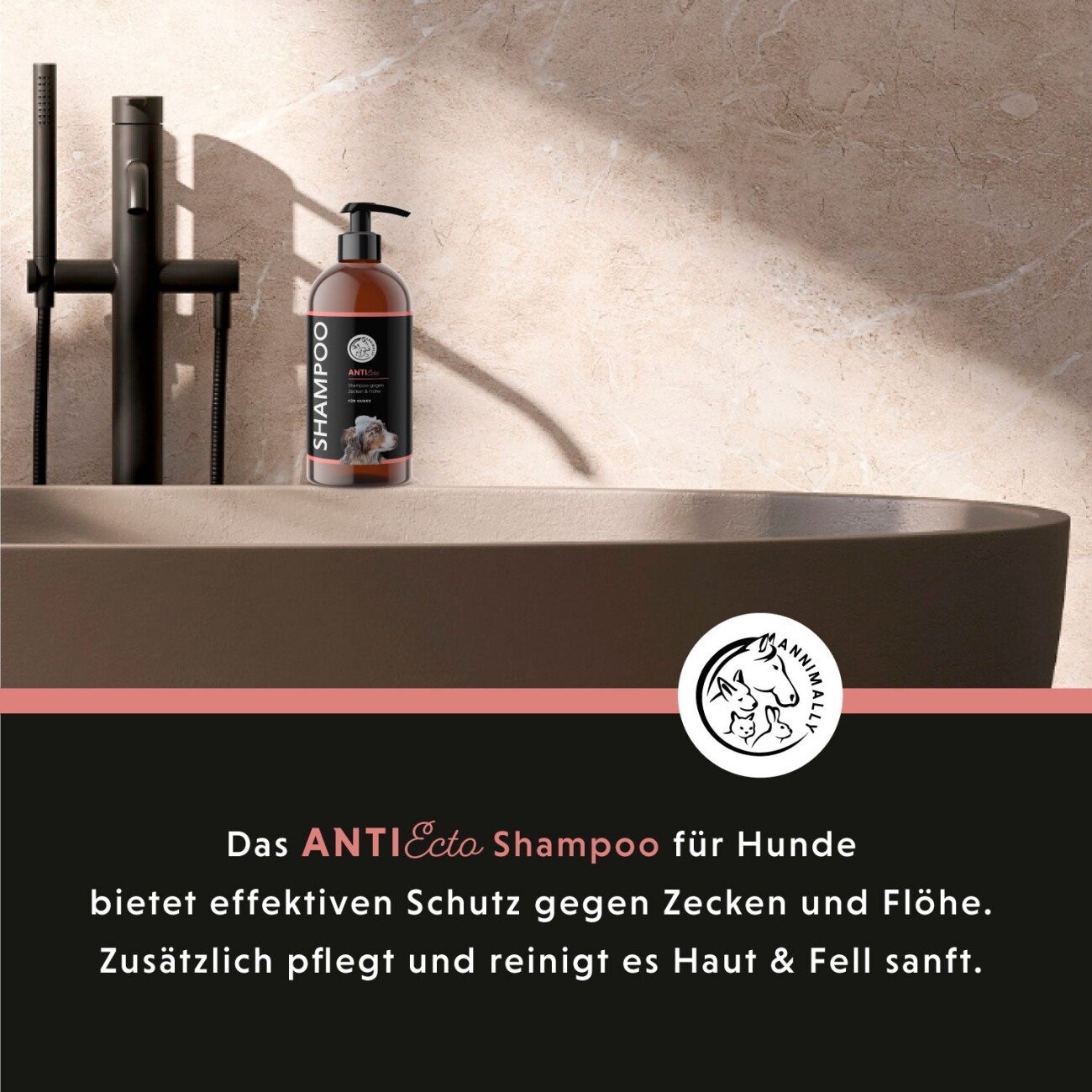 Annimally Anti Ecto Zecken- & Floh-Shampoo 500ml