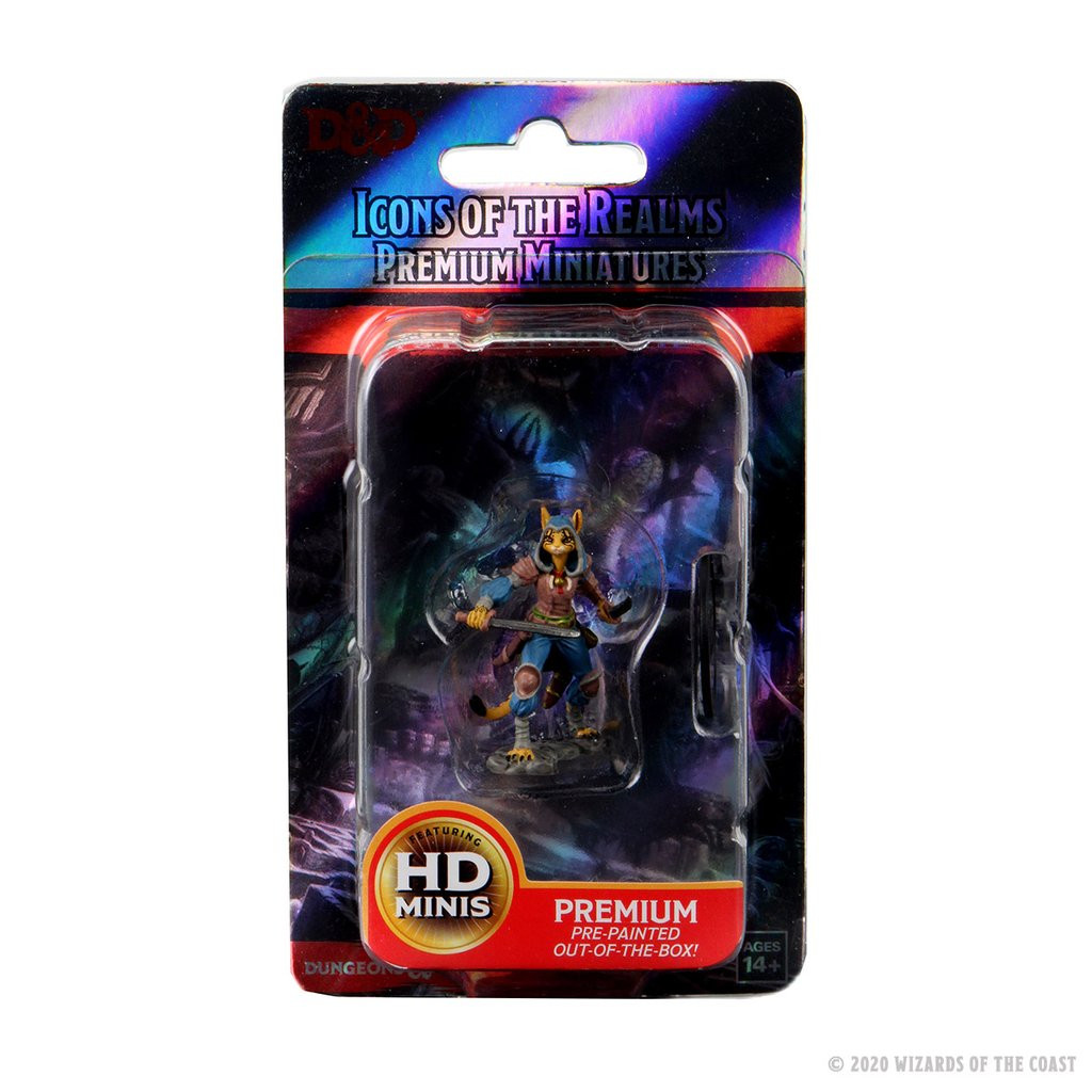 D&D Icons of the Realms Premium Figures - Female Tabaxi Rogue