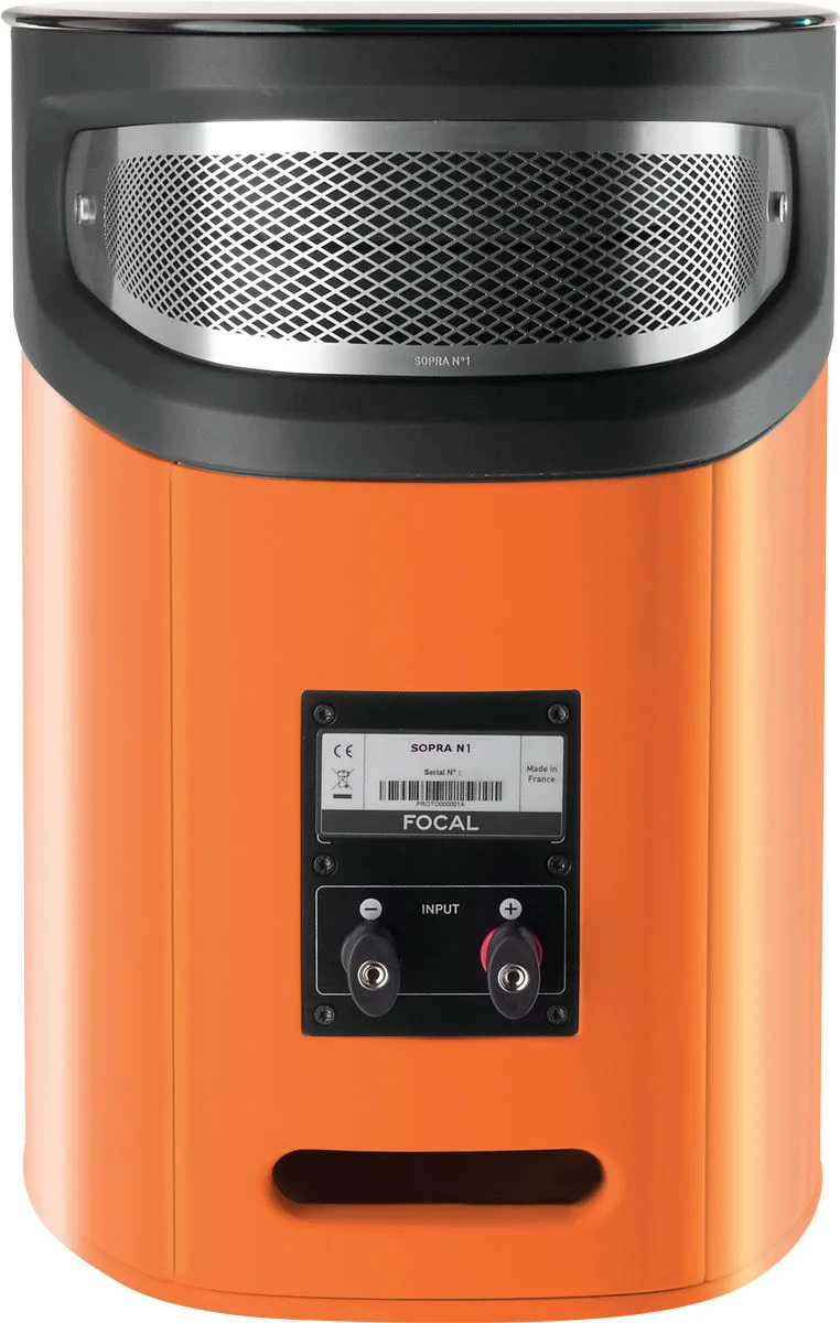 Focal Sopra N°1 Orange électrique (la paire) Enceintes bibliothèque
