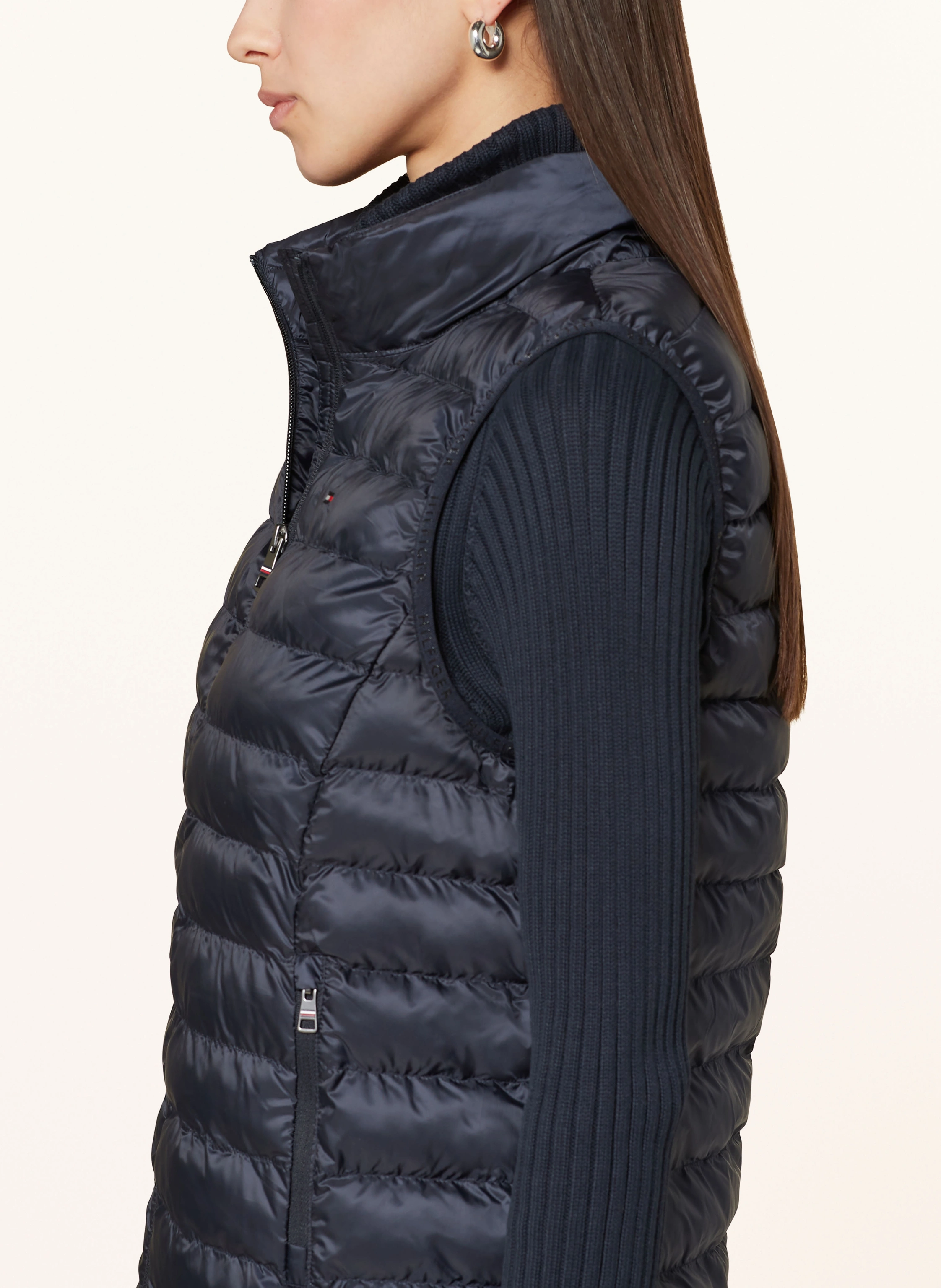 TOMMY HILFIGER Steppweste mit abnehmbarer Kapuze