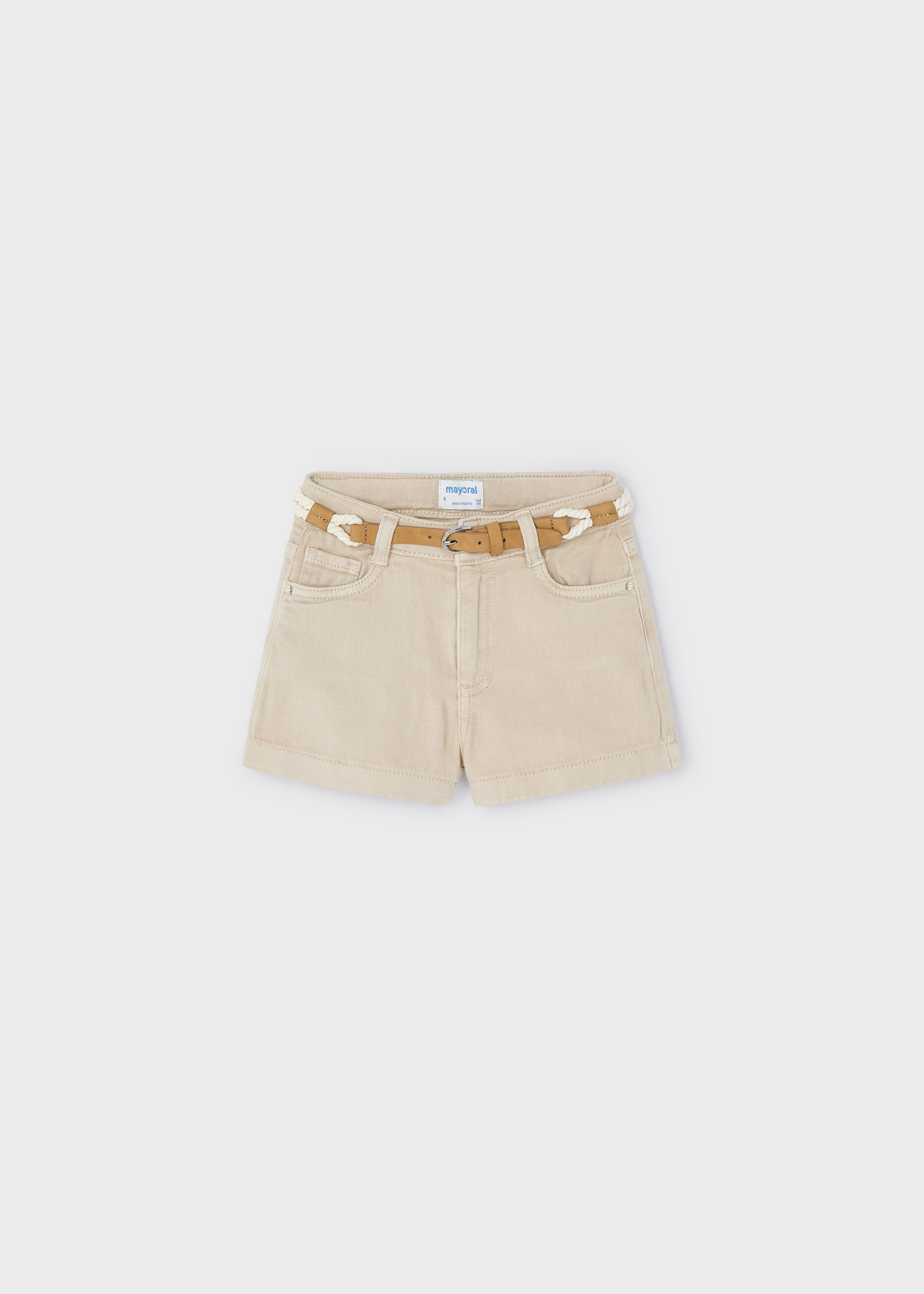 Calção infantil Better Cotton com cinto