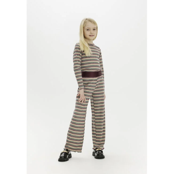 The New TNMadeline Wide Rib Pants Multi stripe
