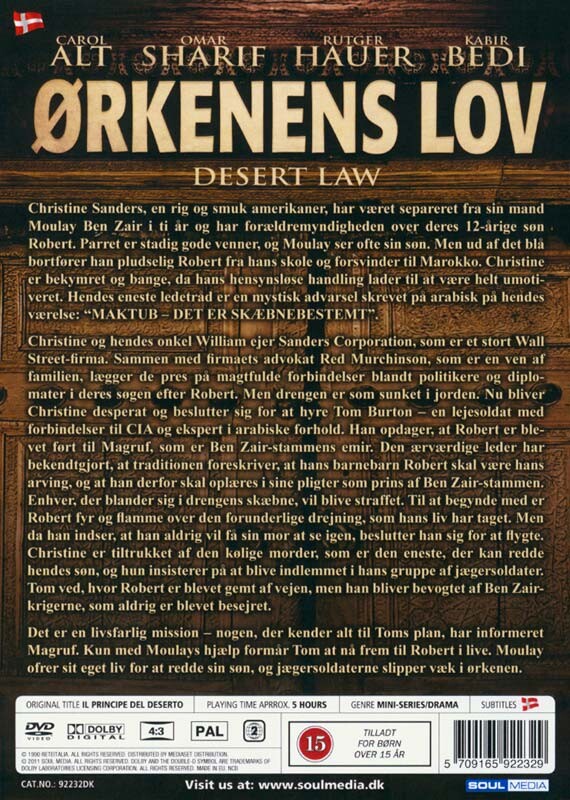 Desert Law / Il Principe Del Deserto - DVD