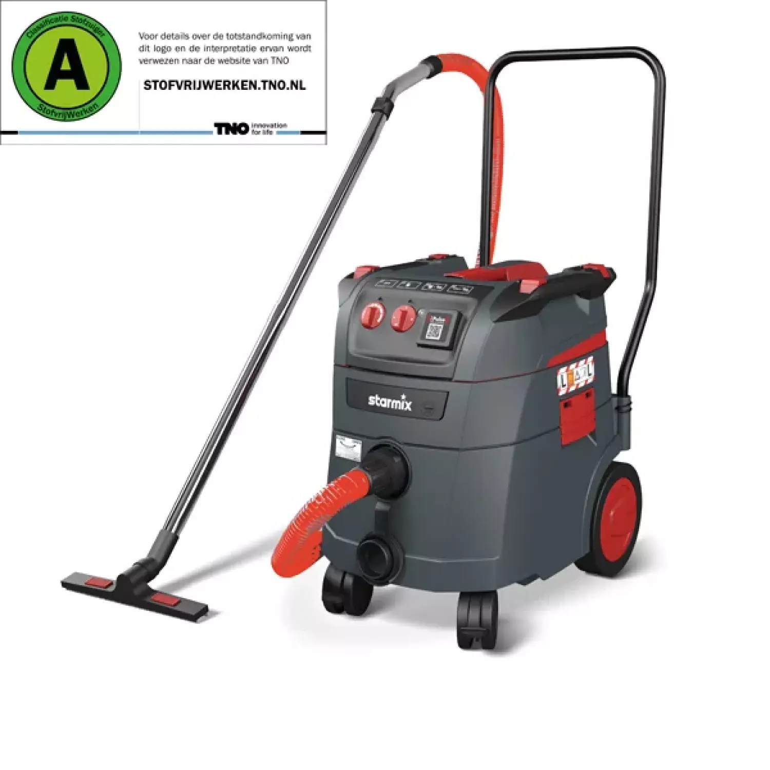 Starmix iPulse L-1635 Premium Bouwstofzuiger met rijbeugel - 1600W - L-klasse - 35L