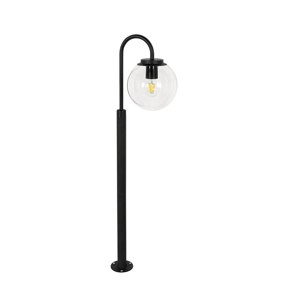 Qazqa staande buitenlampen sfera zwart e27