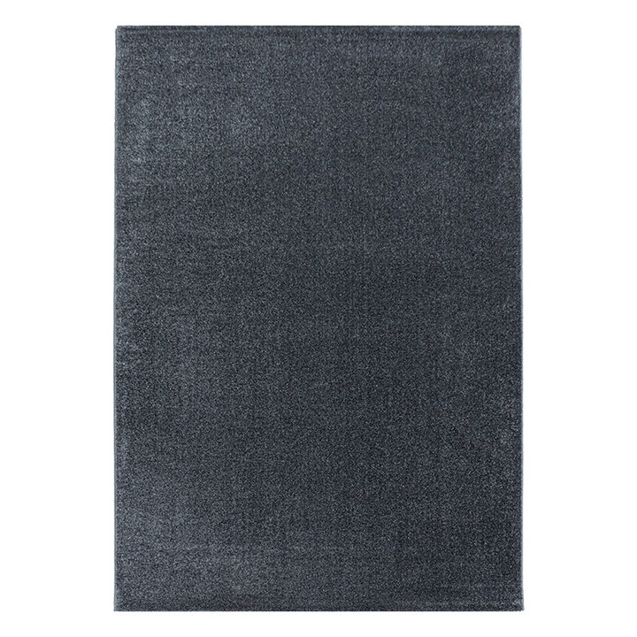 Laagpolig vloerkleed - Smoothly Antraciet | Tijdloos