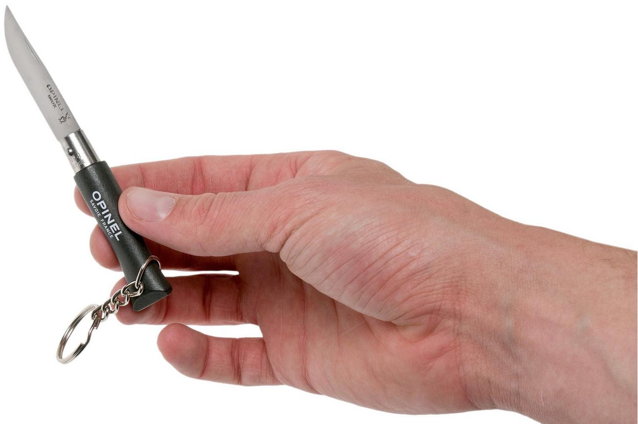 Opinel zakmes No. 04RV Keyring zakmes, Black
