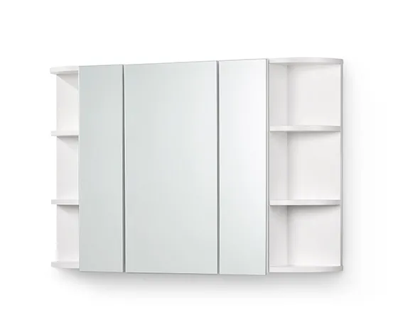 Bad-Spiegelschrank, weiß