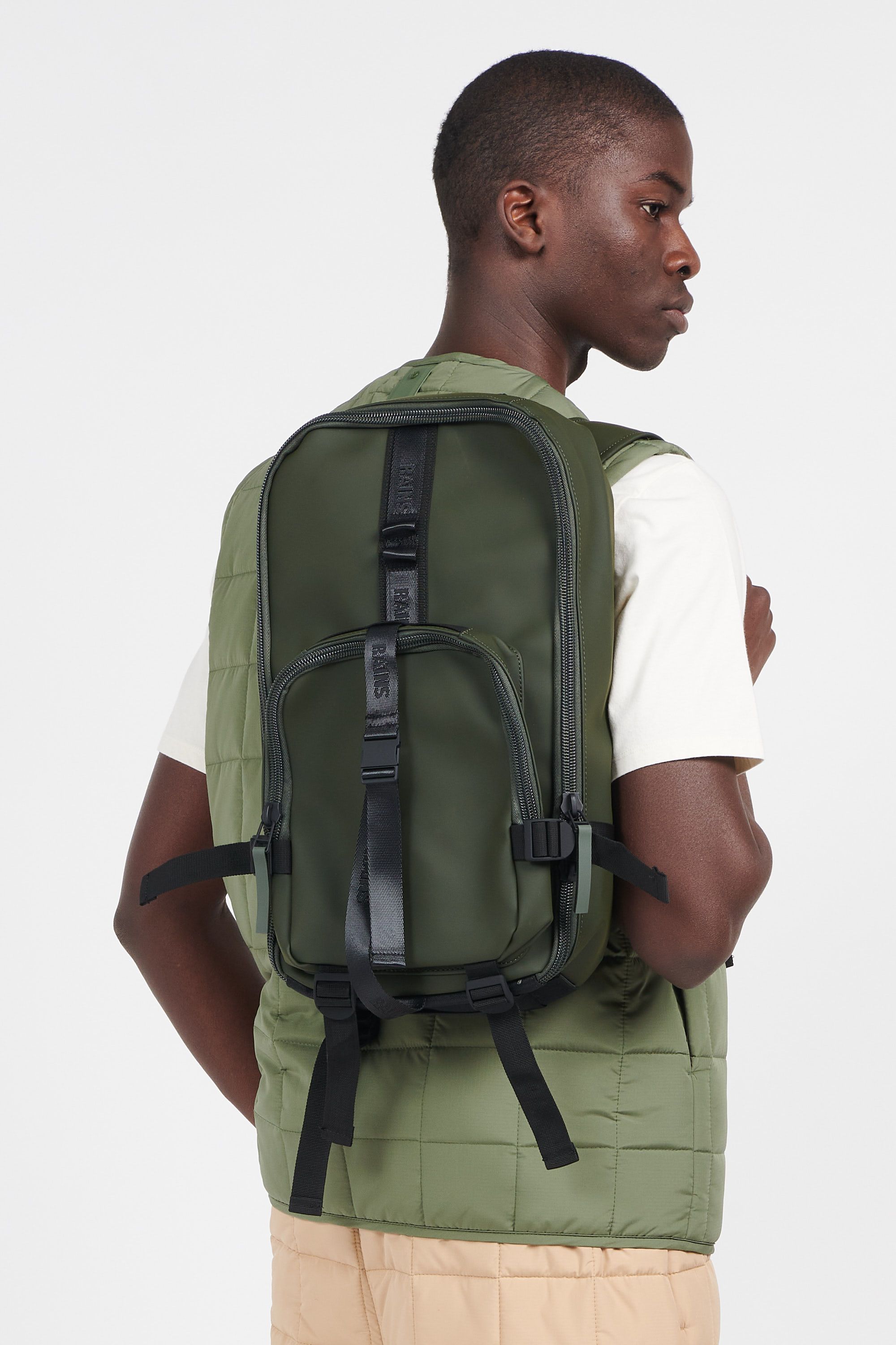 RAINS sac à dos Trail Rucksack Vert