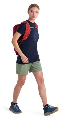 T-shirt Technique Femme Icebreaker Merinos 150 Tech Lite III Hike Path Noir