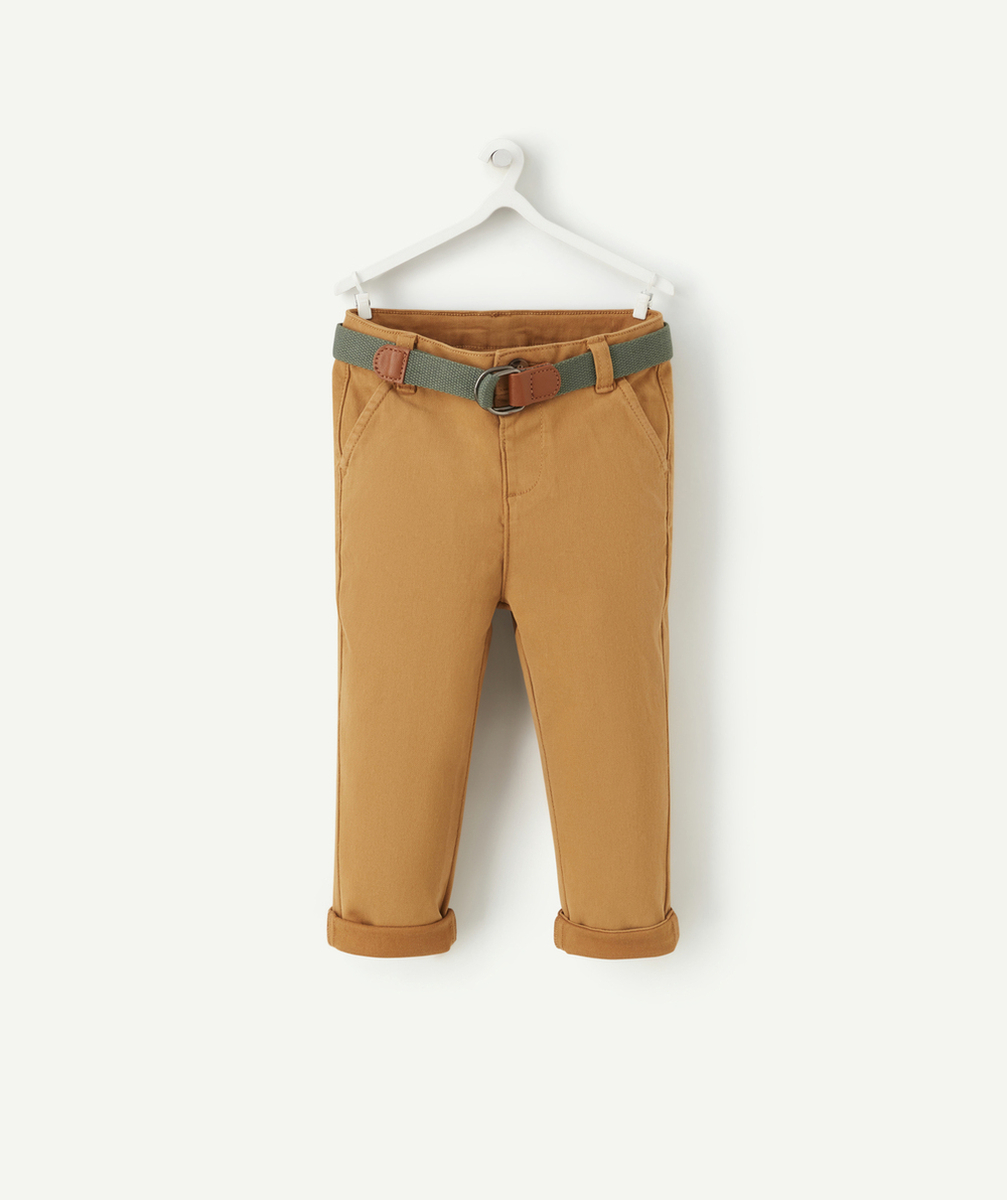 PANTALON CHINO BÉBÉ GARÇON EN VISCOSE RESPONSABLE MARRON