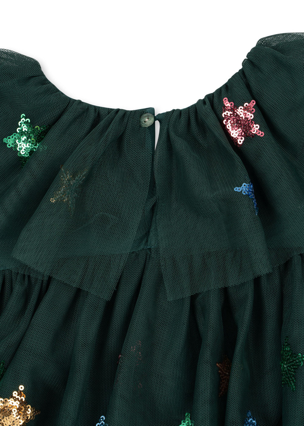 Yvonne christmas kjole - hunter green - 12M