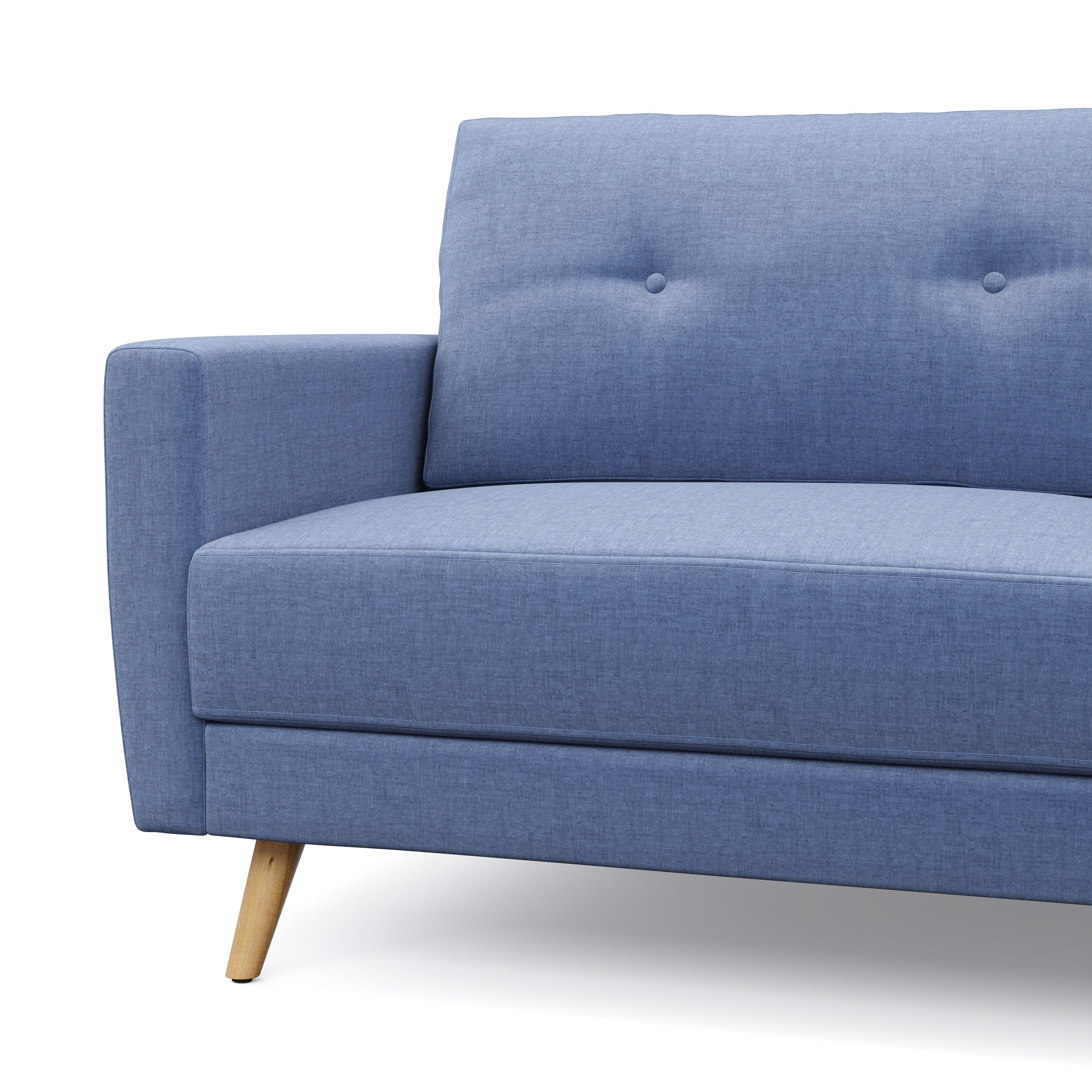 Sofa MANDY 3-Sitzer blau