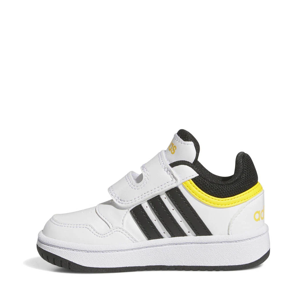 adidas Hoops 3.0 sneakers wit/zwart/geel