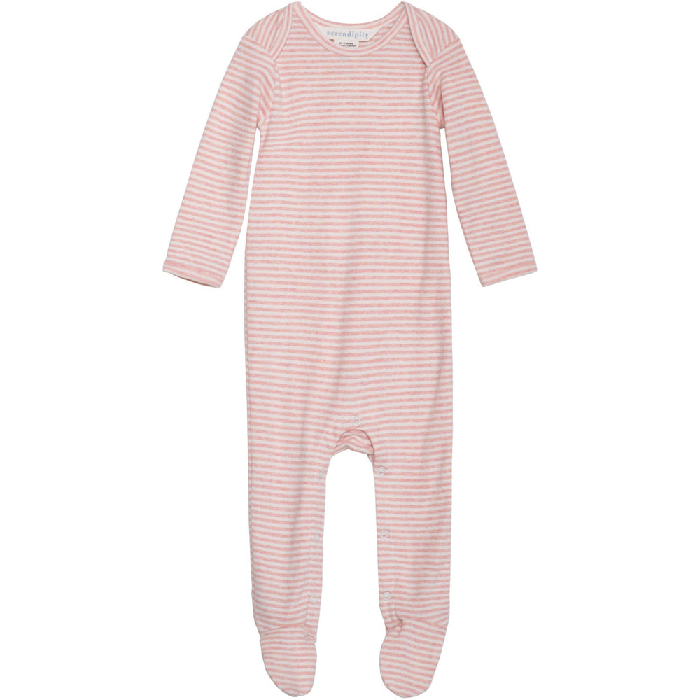 Køb Serendipity Coral/Offwhite Baby Dragt Stripe