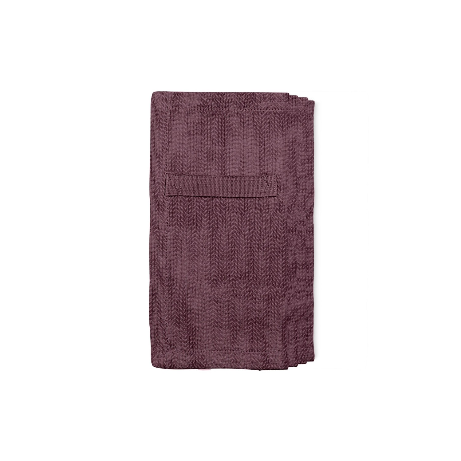 The Organic Company Stoffservietten 4er-Pack Everyday Napkin Maroon