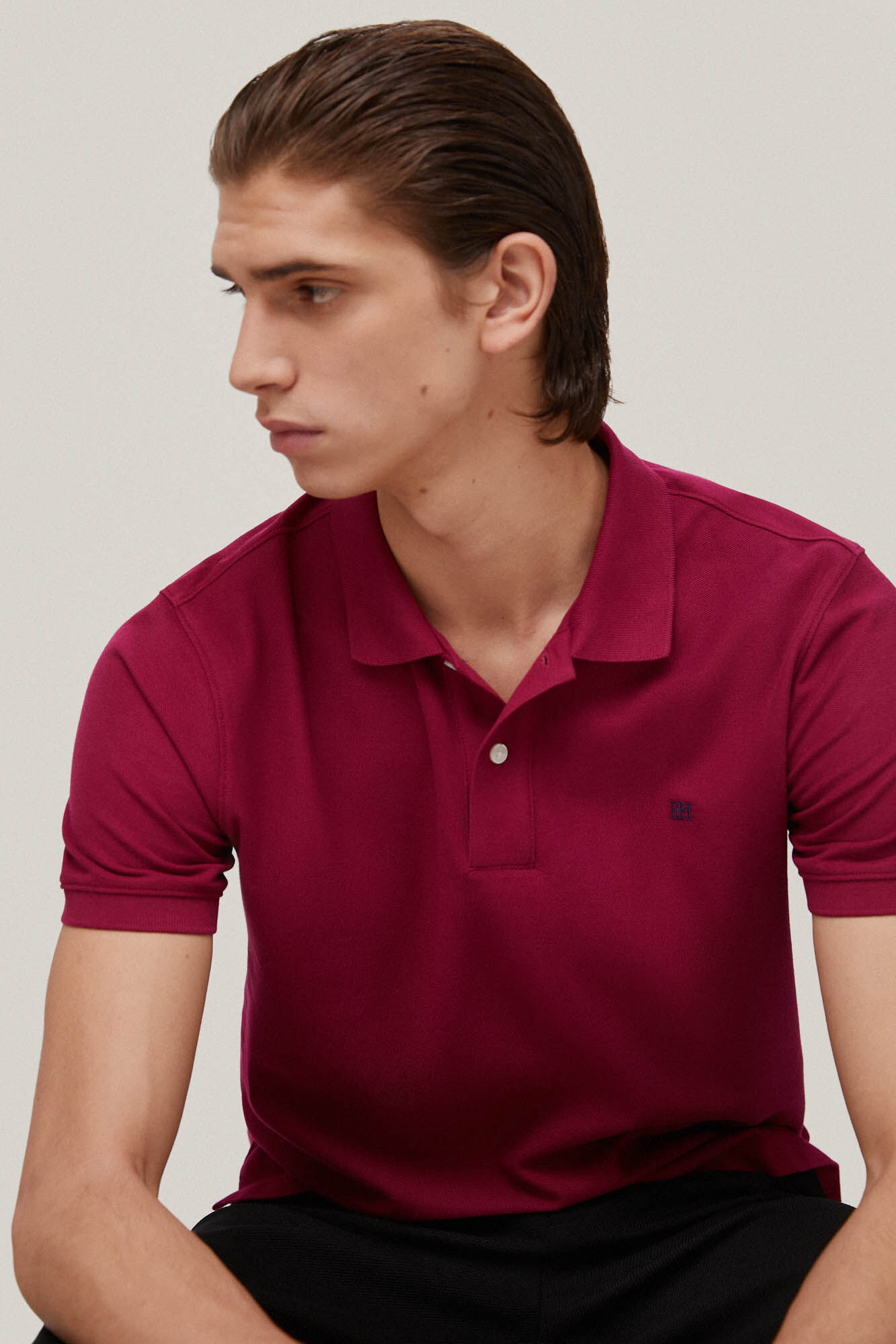 Logotipo Polo Piqué - Rosa